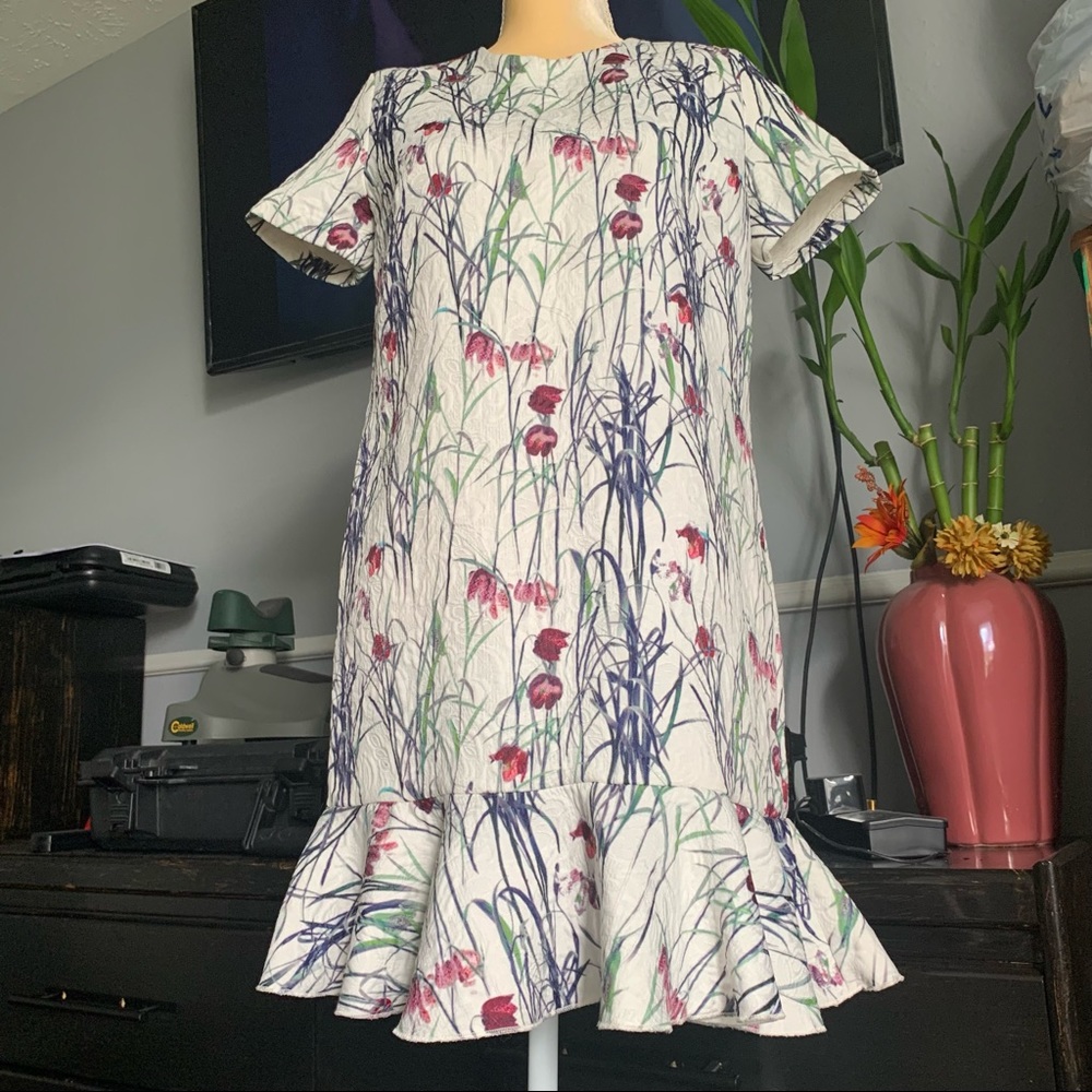 Anthropologie | Anthro Sam & Lavi Jacquard Bijou Floral Dress Size: S